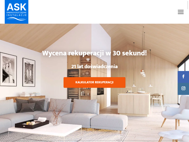 Rekuperacja - projekt, montaż, serwis